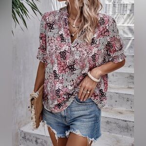 Floral Boutique Blouse